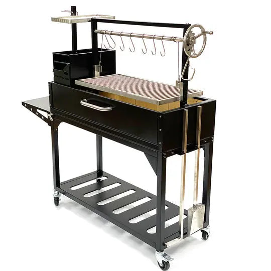 Tagwood BBQ Fully Assembled Argentine Santa Maria Wood Fire & Charcoal Grill - BBQ03SIF Tagwood BBQ