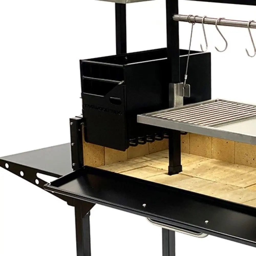Tagwood BBQ Fully Assembled Argentine Santa Maria Wood Fire & Charcoal Grill - BBQ03SIF Tagwood BBQ