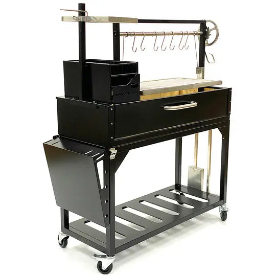 Tagwood BBQ Fully Assembled Argentine Santa Maria Wood Fire & Charcoal Grill - BBQ03SIF Tagwood BBQ
