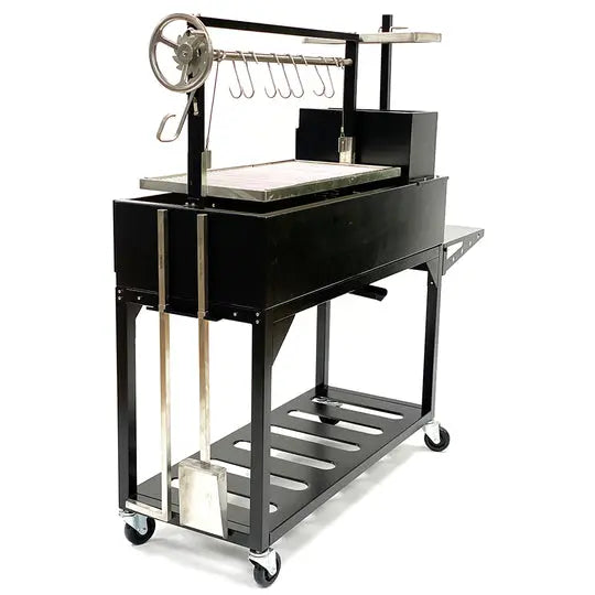 Tagwood BBQ Fully Assembled Argentine Santa Maria Wood Fire & Charcoal Grill - BBQ03SIF Tagwood BBQ