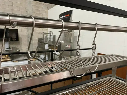 Tagwood BBQ Fully Assembled Argentine Santa Maria Wood Fire & Charcoal Grill - BBQ03SIF Tagwood BBQ