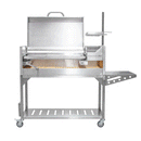 Tagwood BBQ Fully Assembled Argentine Santa Maria Wood Fire & Charcoal Grill with Top Lid - BBQ01SSF Tagwood BBQ