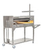 Tagwood BBQ Fully Assembled Argentine Santa Maria Wood Fire & Charcoal Grill with Top Lid - BBQ01SSF Tagwood BBQ