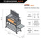 Tagwood BBQ Fully Assembled Argentine Santa Maria Wood Fire & Charcoal Grill with Top Lid - BBQ01SSF Tagwood BBQ
