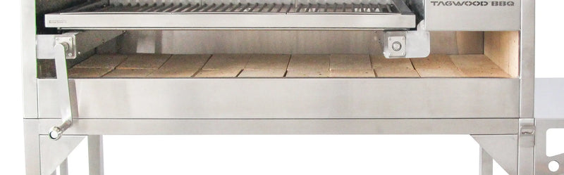 Tagwood BBQ Fully Assembled Argentine Santa Maria Wood Fire & Charcoal Grill with Top Lid - BBQ01SSF Tagwood BBQ