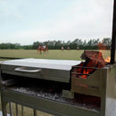 Tagwood BBQ Fully Assembled Argentine Santa Maria Wood Fire & Charcoal Grill with Top Lid - BBQ01SSF Tagwood BBQ