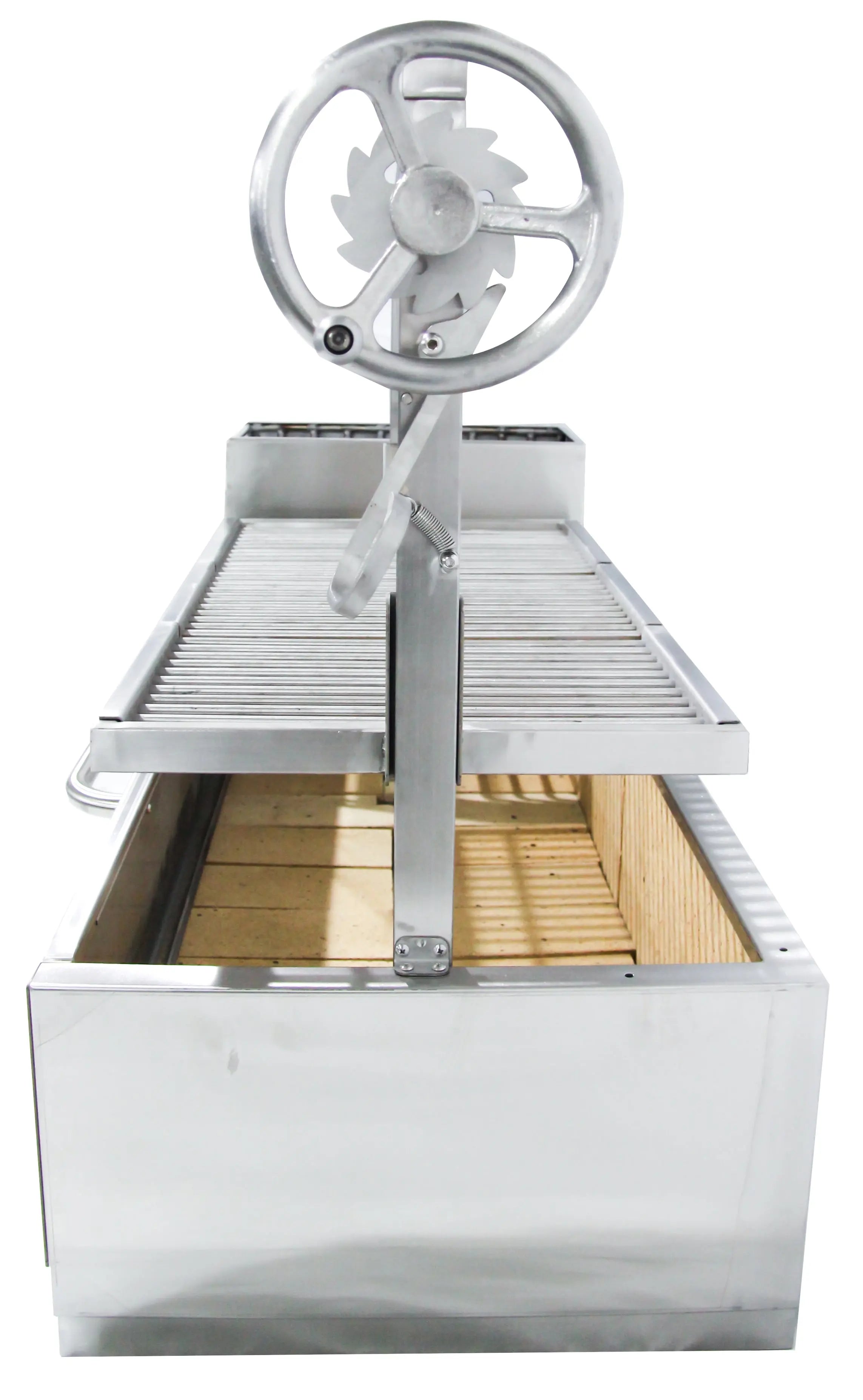Tagwood BBQ Fully Assembled Built-In Santa Maria Argentine Wood Fire & Charcoal Gaucho Grill - BBQ05SSF Tagwood BBQ