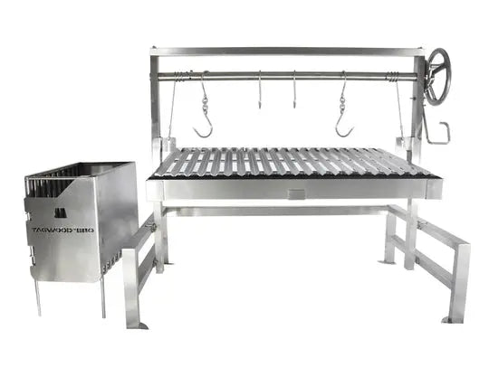 Tagwood BBQ Insert Style Argentine Santa Maria Wood Fire & Charcoal Grill - BBQ09SS Tagwood BBQ