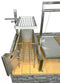 Tagwood BBQ Insert Style Argentine Santa Maria Wood Fire & Charcoal Grill - BBQ09SS Tagwood BBQ