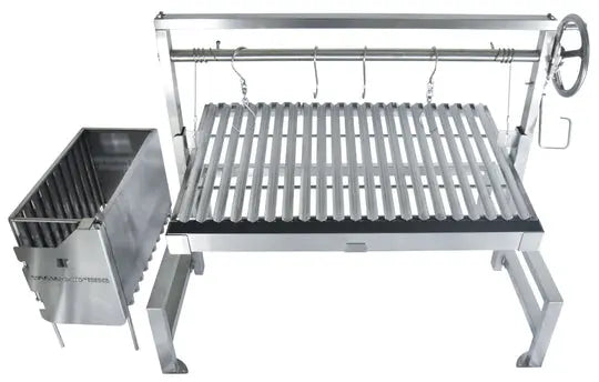 Tagwood BBQ Insert Style Argentine Santa Maria Wood Fire & Charcoal Grill - BBQ09SS Tagwood BBQ