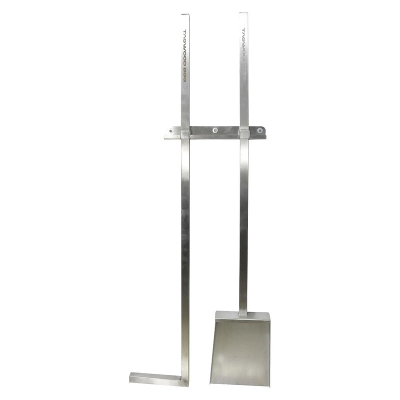 Tagwood BBQ Shovel And Poker Set With Wall Bracket - BBQ11SSB Tagwood BBQ