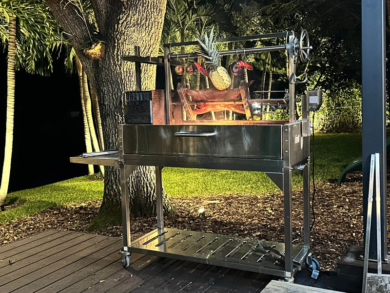 Tagwood BBQ Stainless Steel Rotisserie Kit For BBQ03SS, BBQ03SI, BBQ05SS, BBQ23SS, & BBQ25SS Grills - BBQ50SS Tagwood BBQ