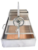Tagwood BBQ XL Built-In Argentine Santa Maria Wood Fire & Charcoal Grill - BBQ25SS Tagwood BBQ