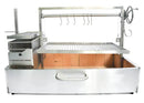 Tagwood BBQ XL Built-In Argentine Santa Maria Wood Fire & Charcoal Grill - BBQ25SS Tagwood BBQ
