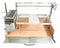 Tagwood BBQ XL Built-In Argentine Santa Maria Wood Fire & Charcoal Grill - BBQ25SS Tagwood BBQ