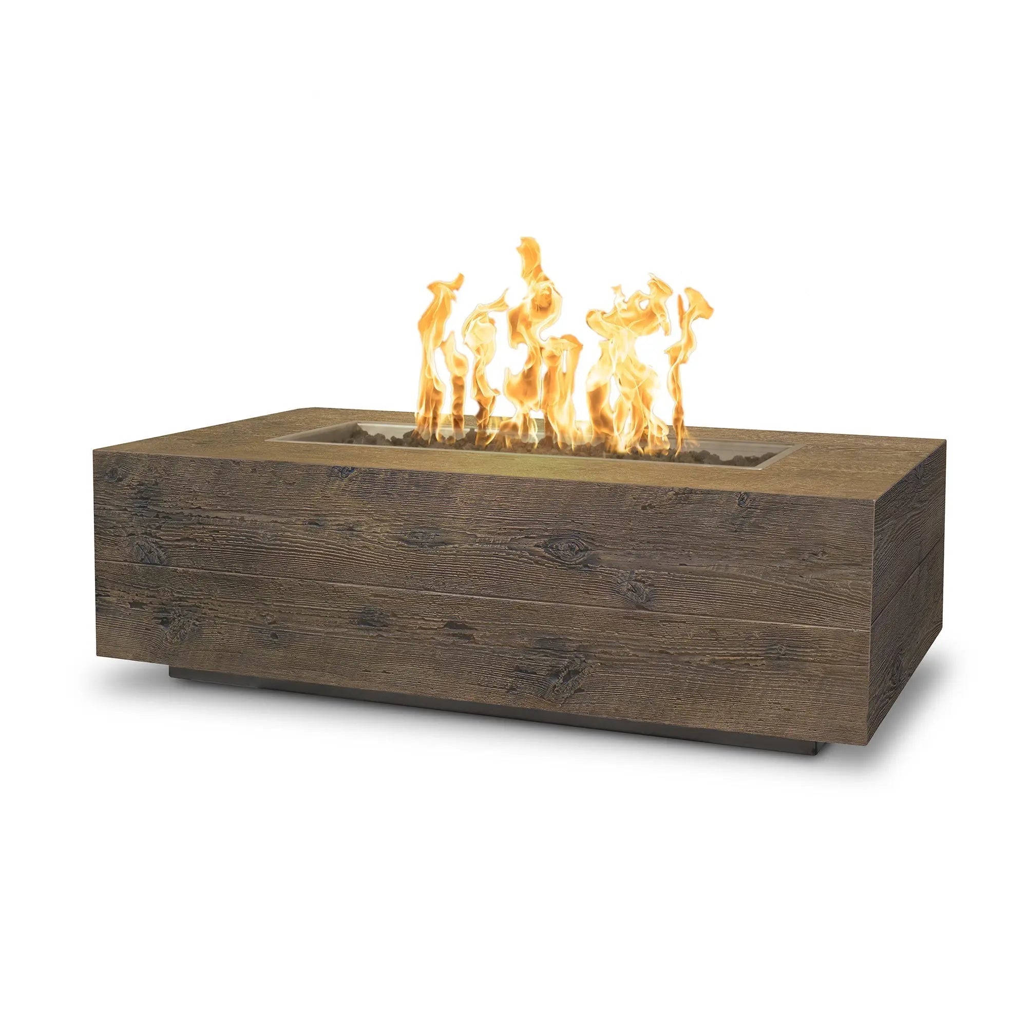The Outdoor Plus Coronado Wood Grain Fire Pit 60" - OPT-COR60 The Outdoor Plus