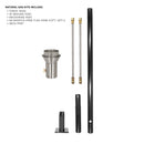 Vent Original Fire Torch & Post Kit - OPT-TPK4 The Outdoor Plus