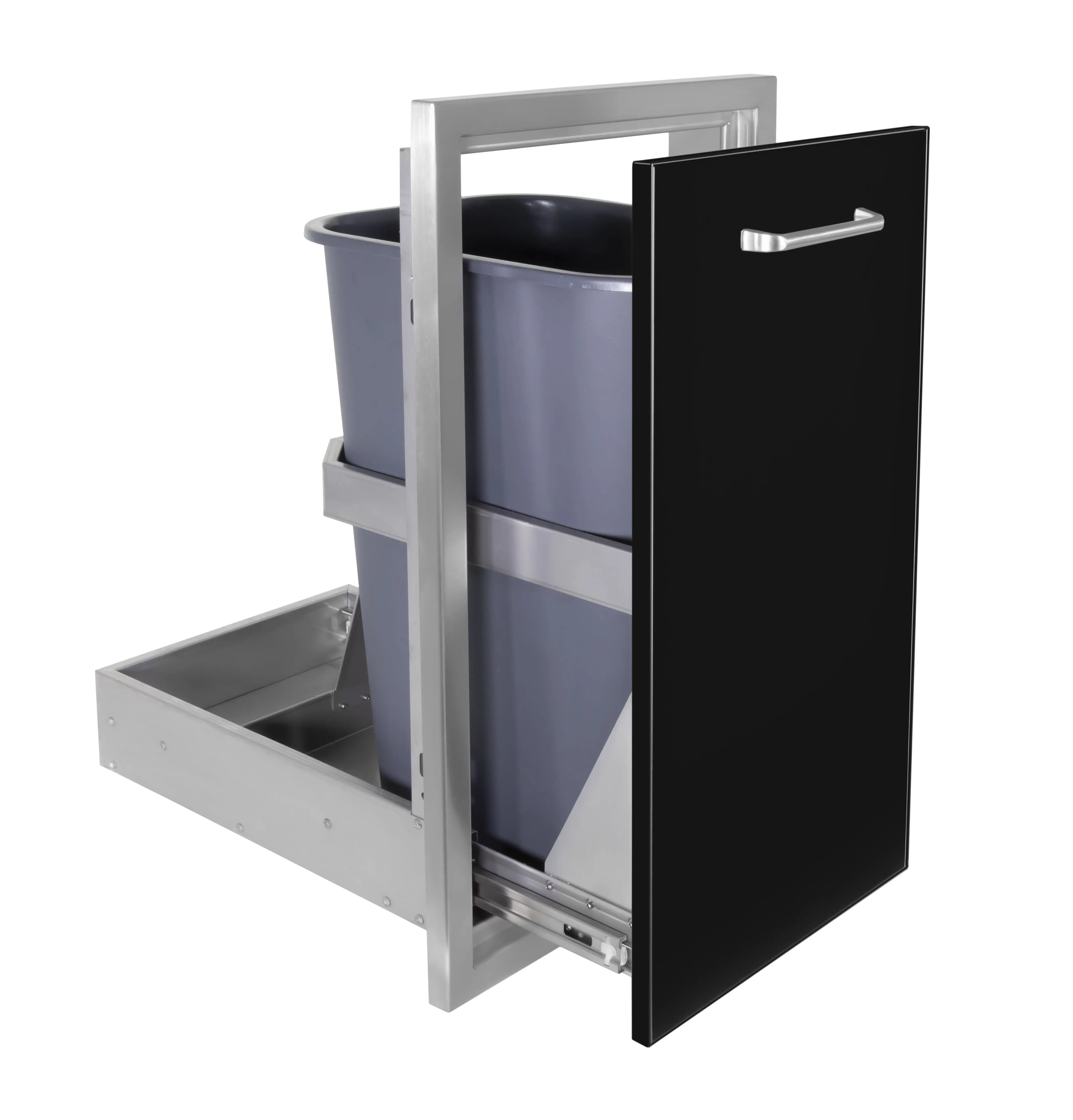 Wildfire 14 X 26 Roll Out Trash Drawer - WF-TRDW1426-BSS Wildfire Outdoor Living