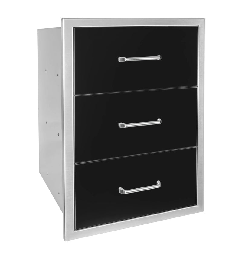Wildfire 19 X 26 Triple Access Drawer - WF-TDW1926-BSS Wildfire Outdoor Living