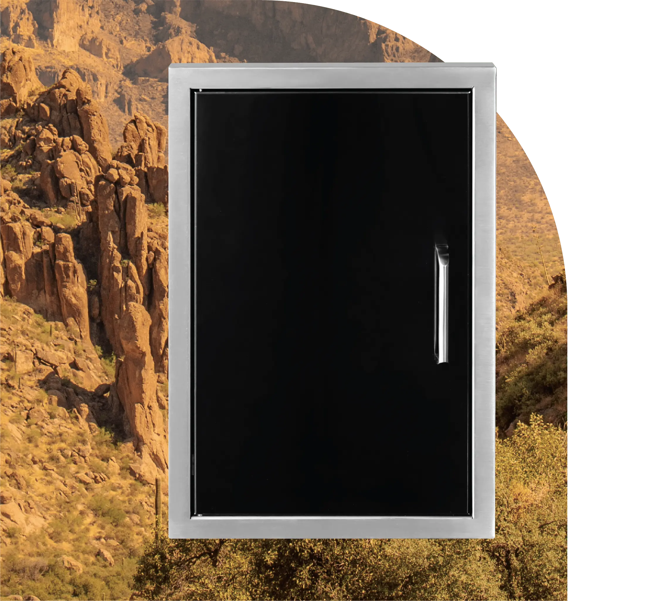 Wildfire 20 X 27 Vertical Single Access Door - WF-VSD2027-BSS Wildfire Outdoor Living