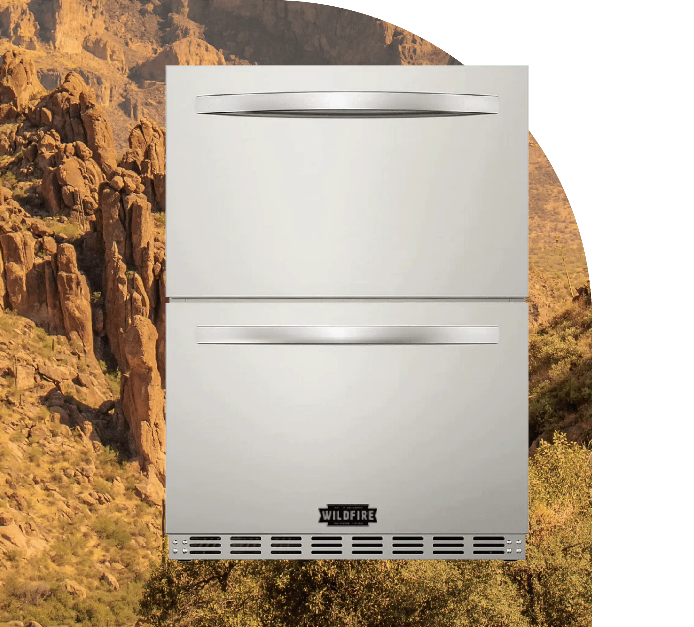 Wildfire 24" Dual Drawer Fridge - WFRDD-15 Wildfire Outdoor Living