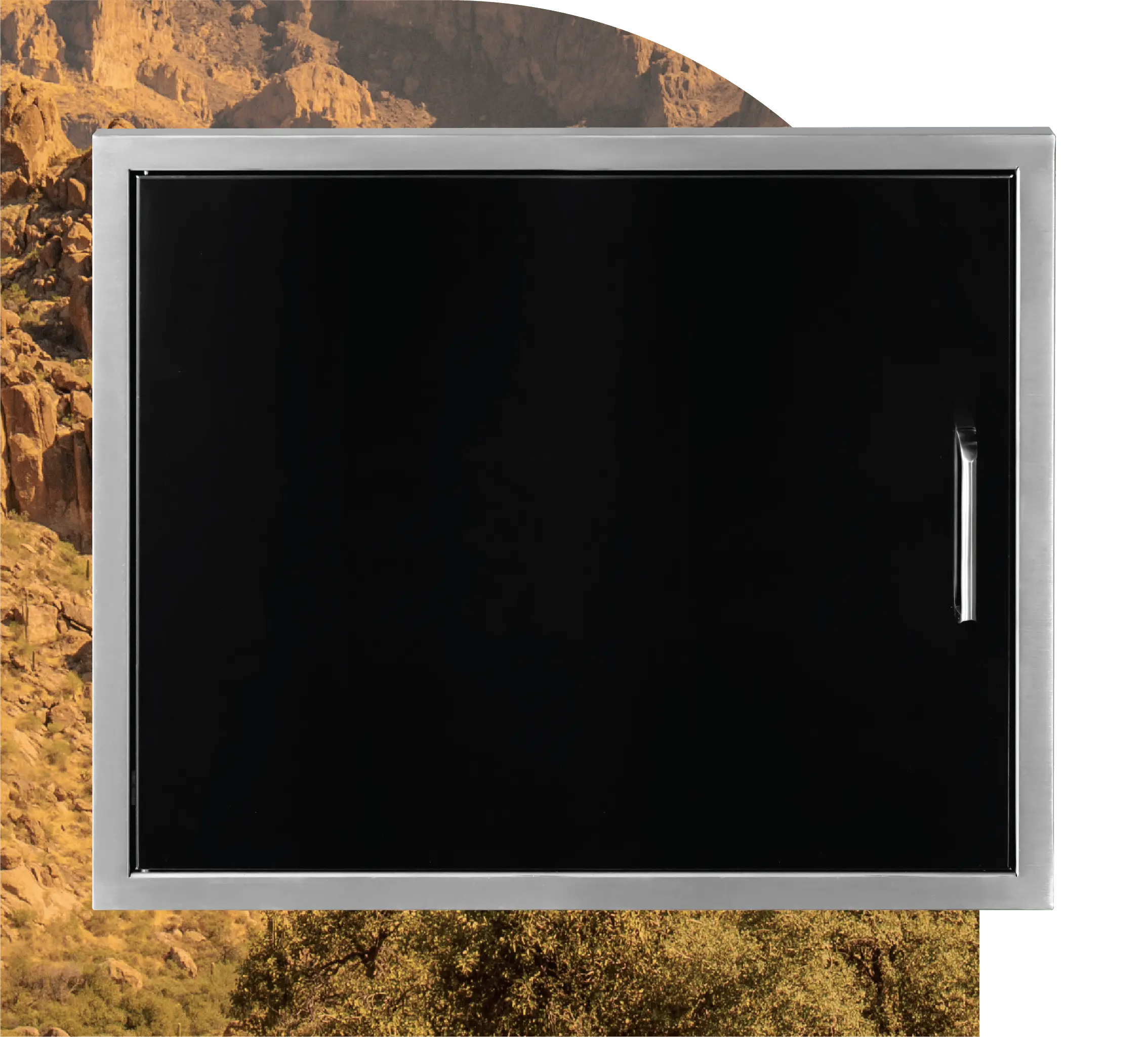 Wildfire 27 X 20 Horizontal Single Access Door - WF-HSD2720-BSS Wildfire Outdoor Living