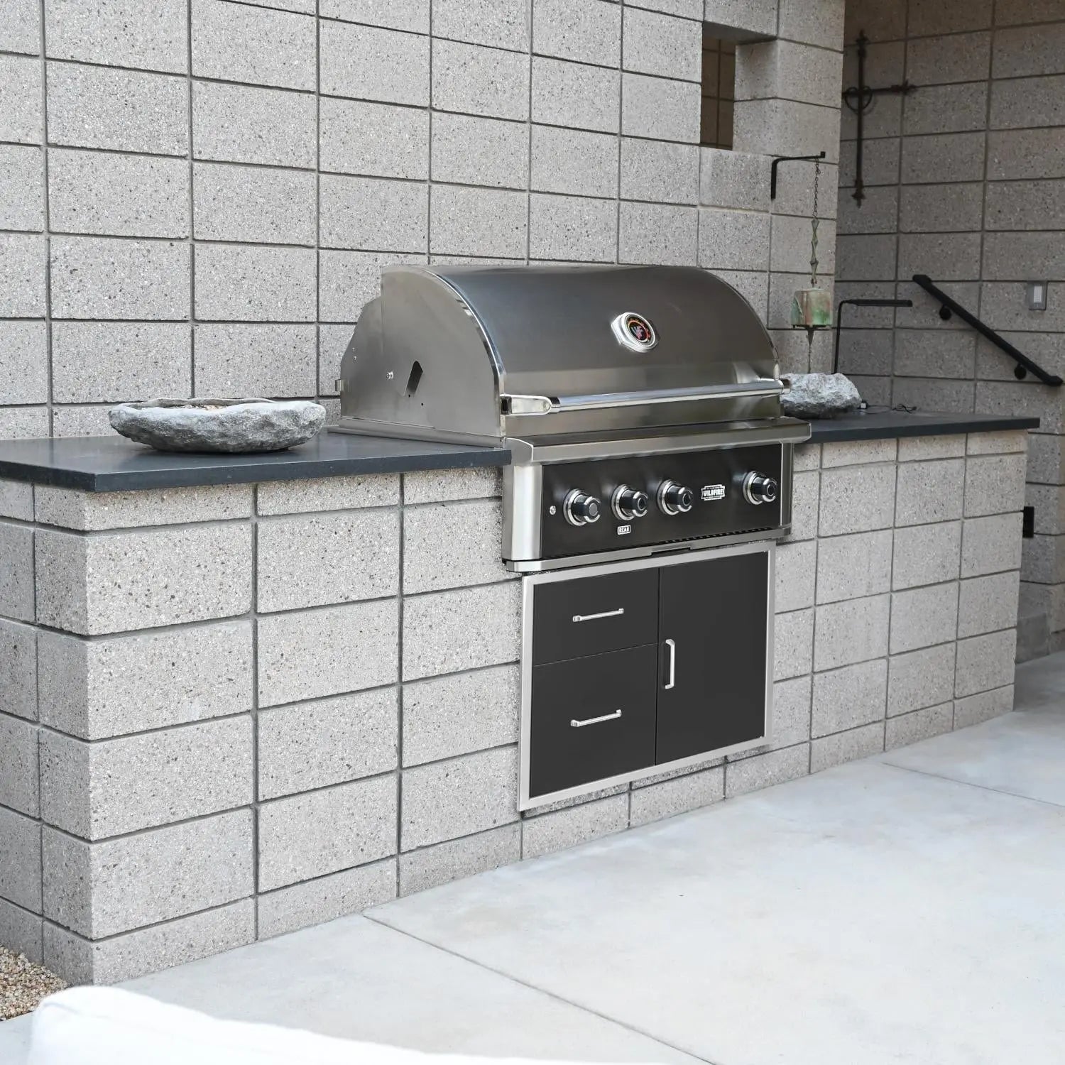 Wildfire Ranch PRO 36-Inch Black 304 SS Gas Grill - WF-PRO36G-RH-LP/NG Wildfire Outdoor Living