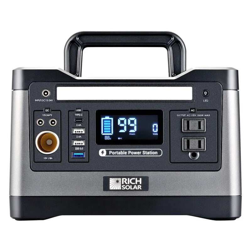 X500 Lithium Portable Power Station Rich Solar