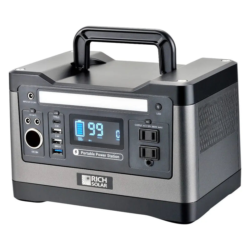 X500 Lithium Portable Power Station Rich Solar