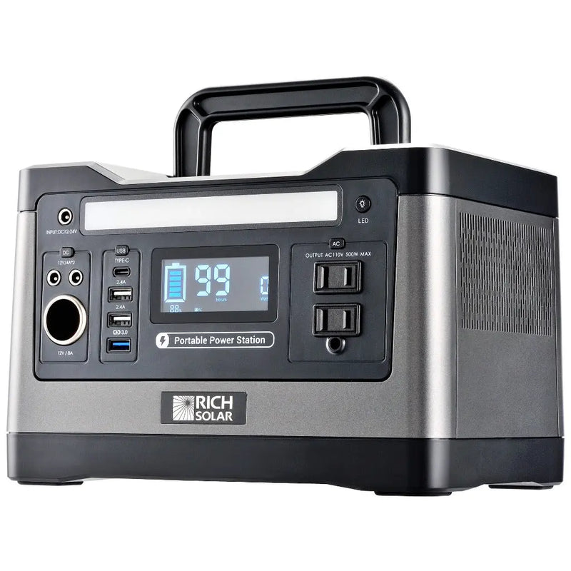 X500 Lithium Portable Power Station Rich Solar