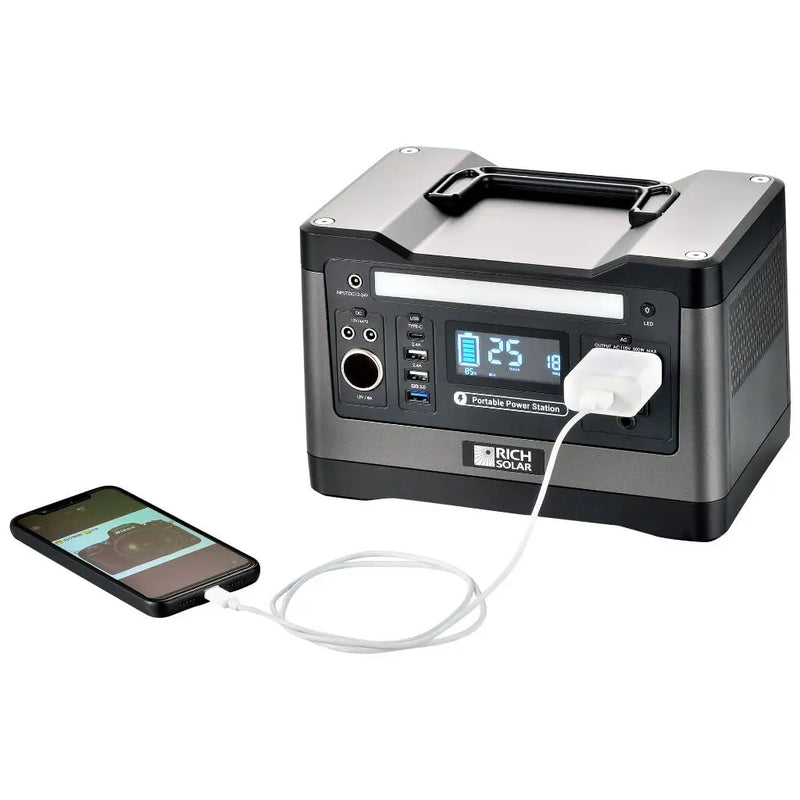 X500 Lithium Portable Power Station Rich Solar
