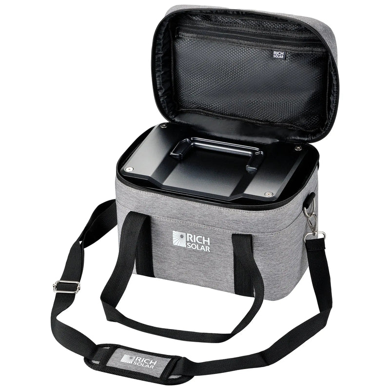 X500 Solar Generator Kit 540Wh Generator and 100 Watt Portable Solar Panel Black Rich Solar