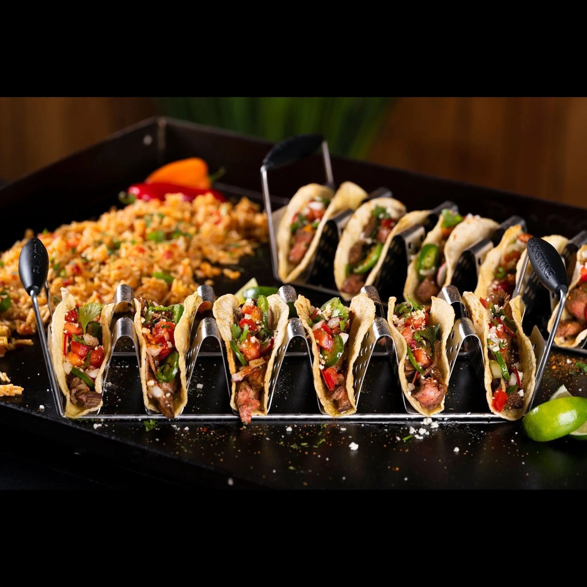 2 Pack Taco Racks - Must - Have Griddle Accessories by Blackstone | Buy at Agent BBQ
