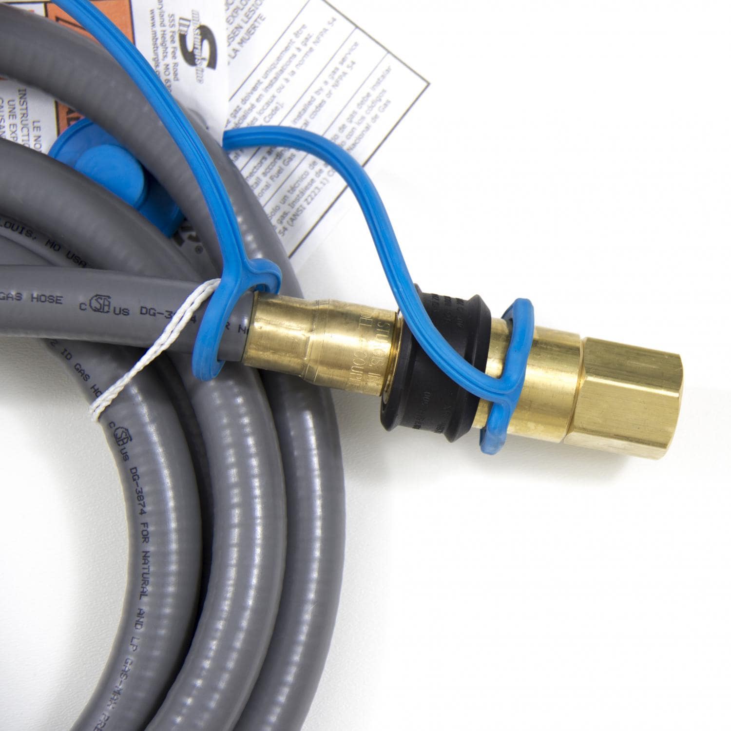 Blaze 10 Ft. Natural Gas/Bulk Propane Hose W/ Quick Disconnect - BLZ - NG - HOSE - by Blaze Grills | Buy at Agent BBQ