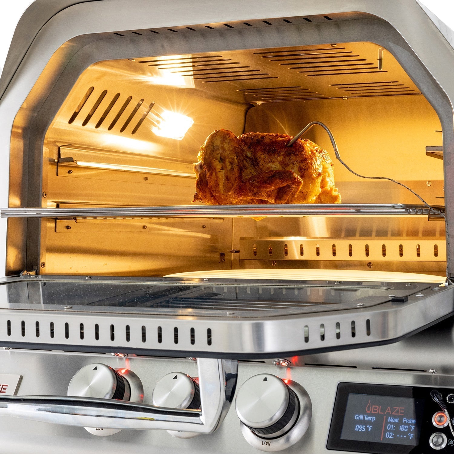 Blaze 26 - Inch Outdoor Pizza Oven With Rotisserie - BLZ - 26 - PZOVN - Outdoor Grills by Blaze Grills | Buy at Agent BBQ