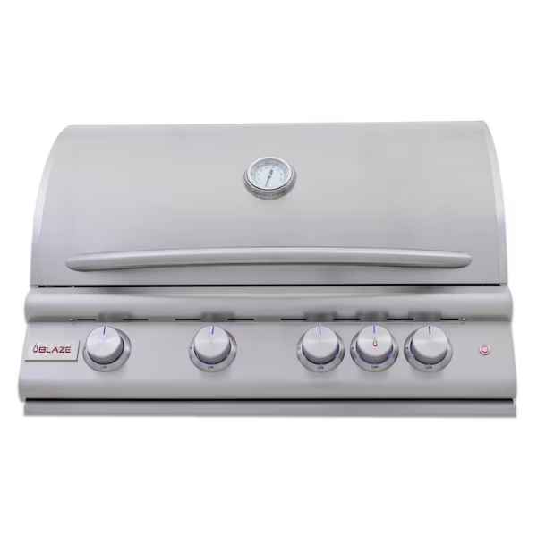 Blaze Premium LTE+ 32 - Inch Gas Grill W/ Rear Infrared Burner & Lift - Assist Hood - BLZ - 4LTE3 - Gas Grill by Blaze Grills | Buy at Agent BBQ