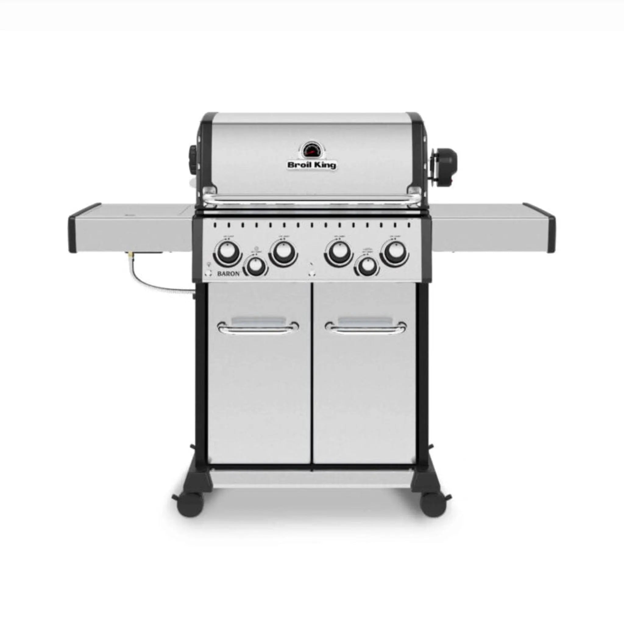 Broil King 57" 4 - Burner Baron S 490 Pro IR Gas Grill w/ Infrared Side Burner & Rear Rotisserie Burner - by Broil King | Buy at Agent BBQ