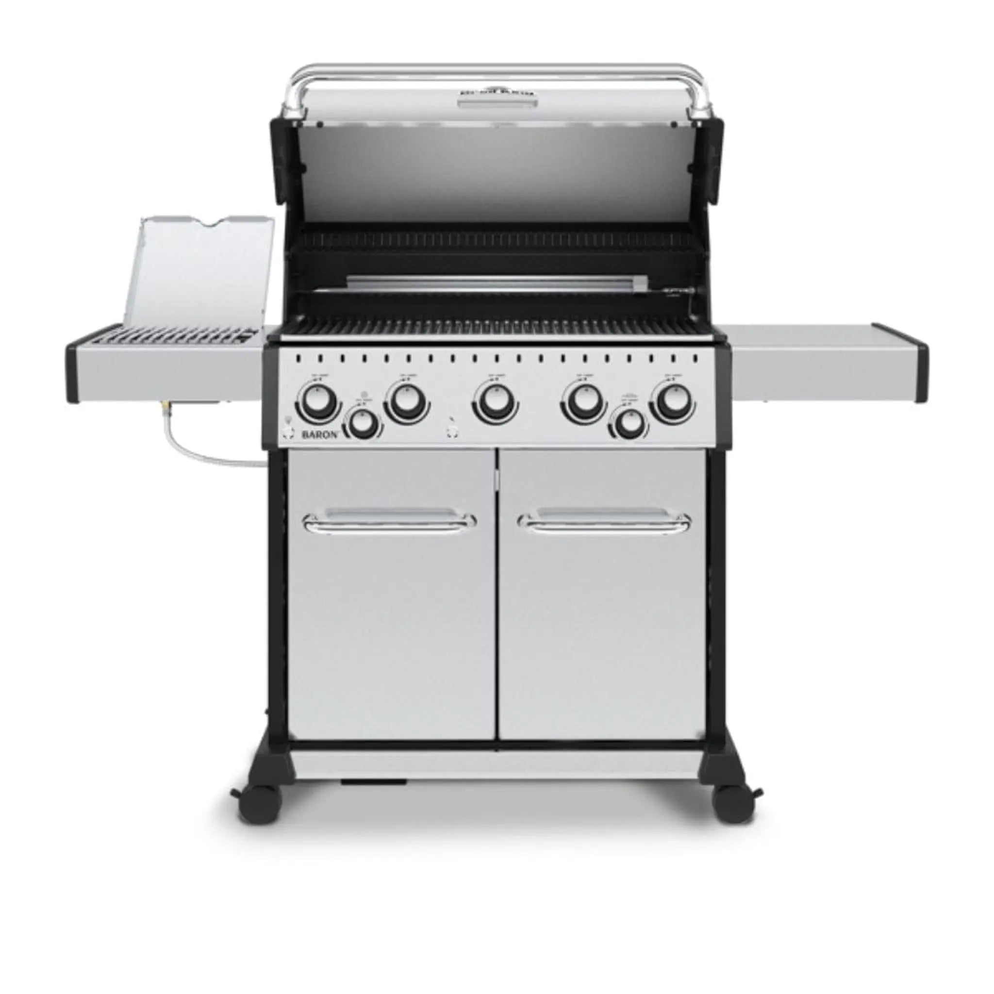 Broil King 63" 5 - Burner Baron S 590 Pro IR Gas Grill w/ Infrared Side Burner & Rear Rotisserie Burner - by Broil King | Buy at Agent BBQ