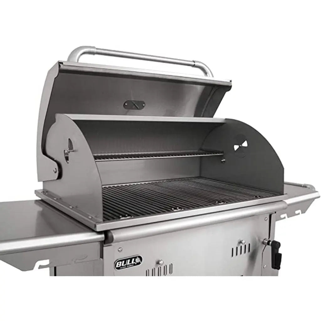 Bull 30" Stainless Steel Bison Freestanding Charcoal Grill - by Bull Grills | Buy at Agent BBQ