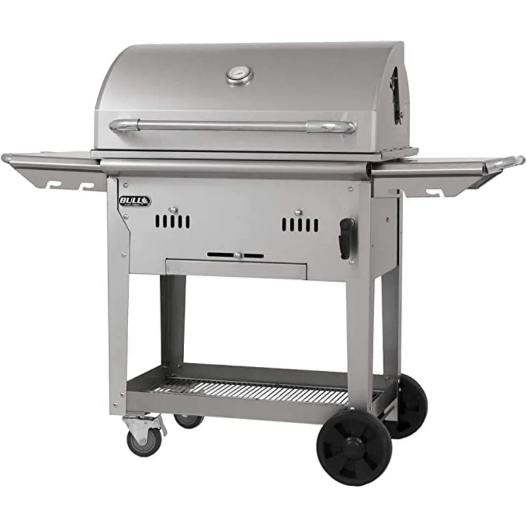 Bull 30" Stainless Steel Bison Freestanding Charcoal Grill - by Bull Grills | Buy at Agent BBQ