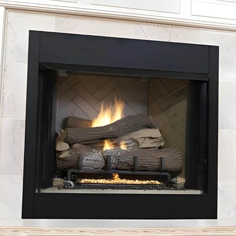 Empire Breckenridge Deluxe 32" Vent Free Gas Fireplace | Flush Front - VFD32FB0F - by Empire Comfort Systems | Buy at Agent BBQ