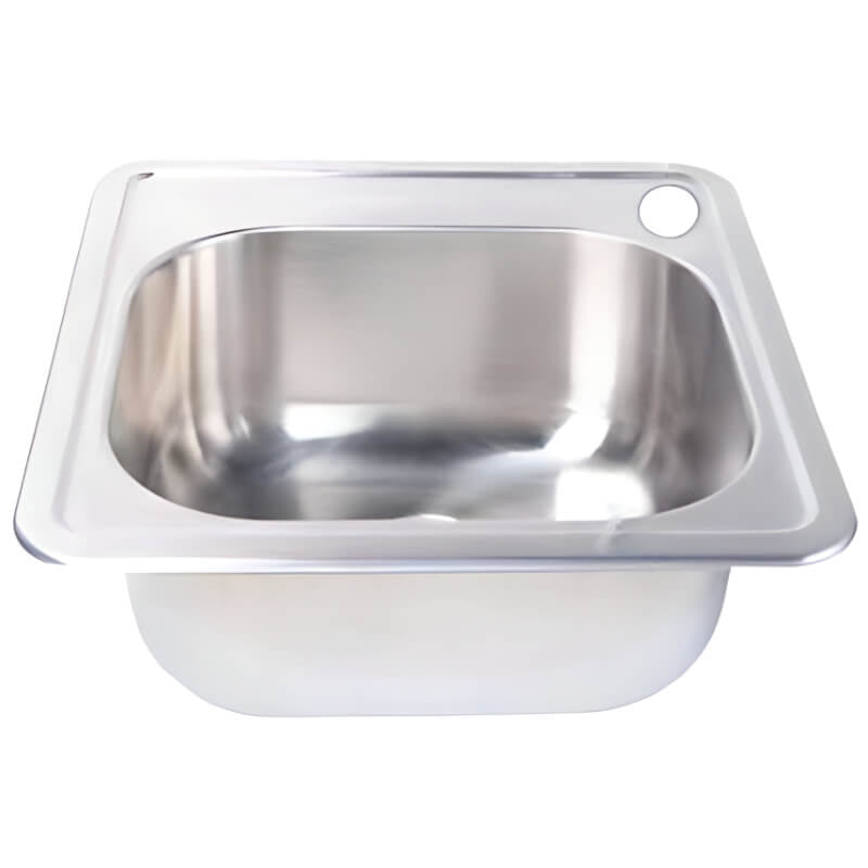 Fire Magic 15 - Inch Outdoor Rated Stainless Steel Sink With Cold Water Faucet - 3587 + 3588 - by Fire Magic | Buy at Agent BBQ