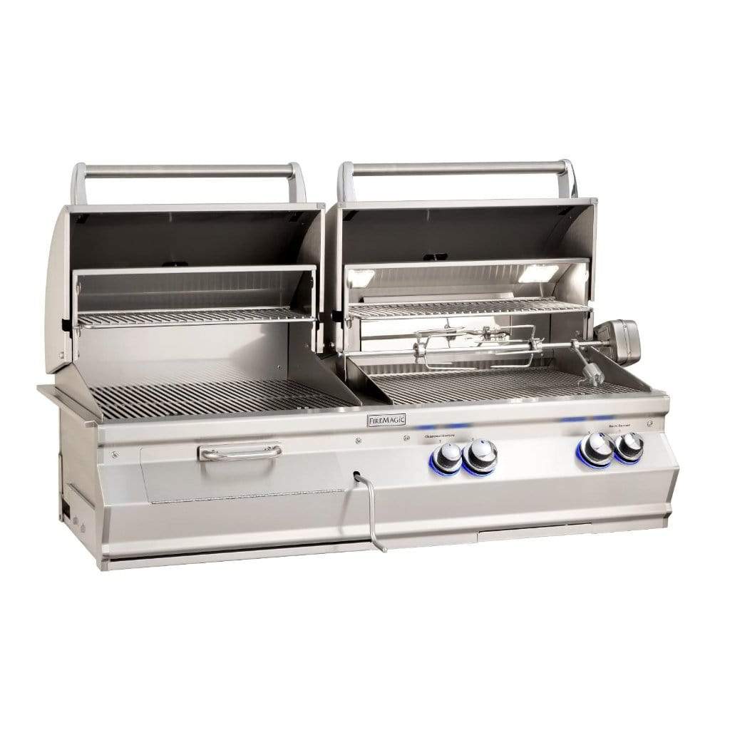 Fire Magic 46" 3 - Burner Aurora Built - In Gas/Charcoal Combo Grills (A830i) - Grill by Fire Magic | Buy at Agent BBQ