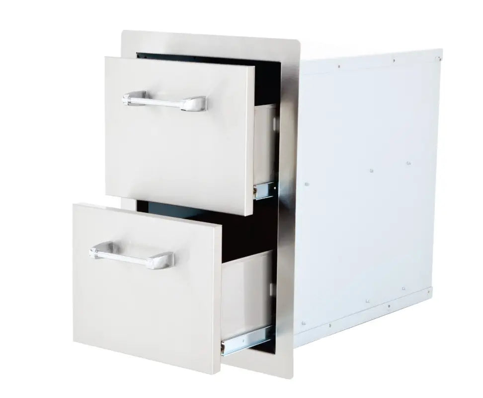 Lion 15 - Inch Double Access Drawer - by Lion Premium Grills | Buy at Agent BBQ