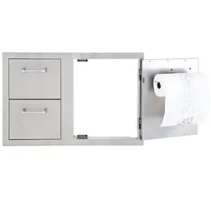 Lion 33 - Inch Access Door & Double Drawer Combo - by Lion Premium Grills | Buy at Agent BBQ