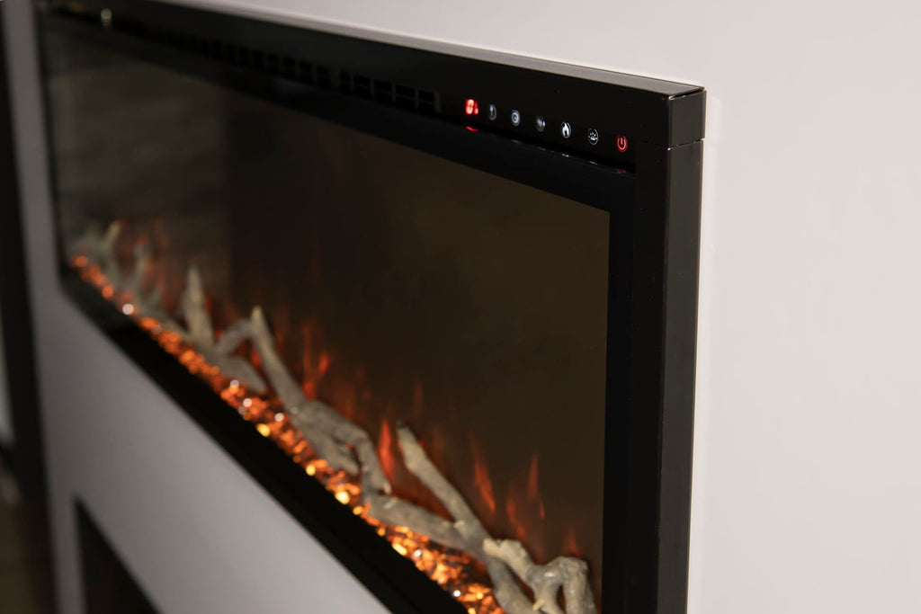 Modern Flames Spectrum Slimline 100'' Wall Mount / Recessed Linear ...