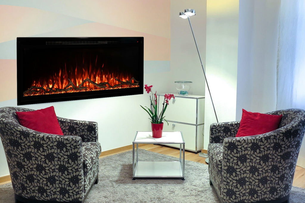 Modern Flames Spectrum Slimline 50" Wall Mount / Recessed Linear ...