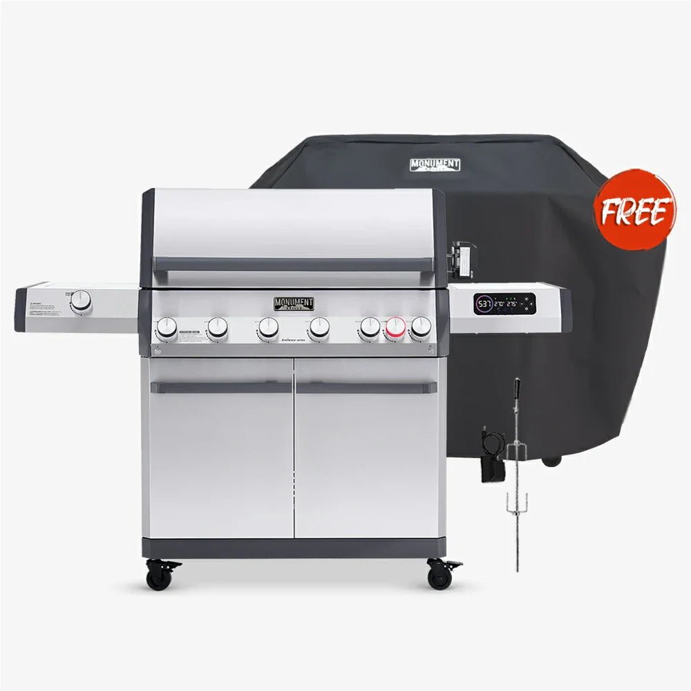 Monument Grills - Eminence 605 | Master Power Stainless Natural/Propane Gas Grill - E605 - by Monument Grills | Buy at Agent BBQ