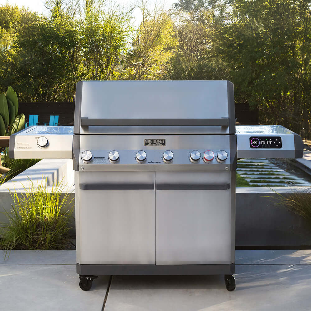 Monument Grills - Eminence 605 | Master Power Stainless Natural/Propane Gas Grill - E605 - by Monument Grills | Buy at Agent BBQ