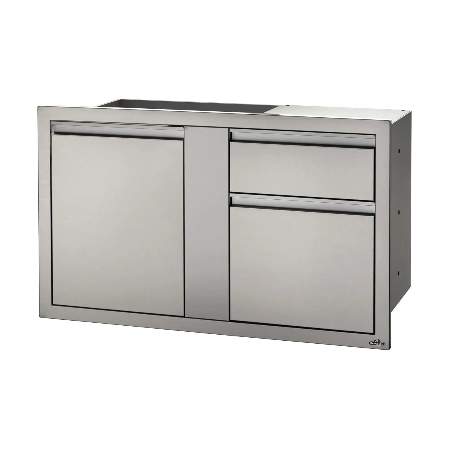 Napoleon BI - 4224 - 1D1W - 42" x 24" Large Door & Waste Bin Drawer Combo - by Napoleon | Buy at Agent BBQ